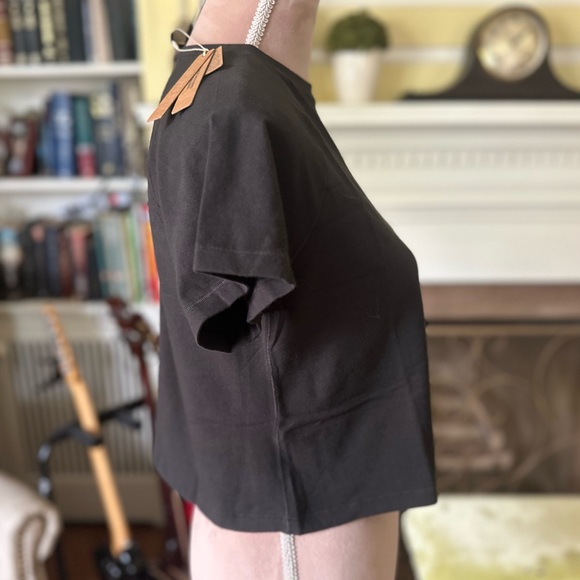 SKIMS NWT New Vintage Cropped Raglan in Washed Onyx size XL - Picture 8 of 10